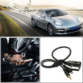 KKmoon 3.5mm Mini Jack Aux MP3 Cable USB Adapter Music AMI MMI Interface for Audi A3 A4 A5 A6 TT for VW Jetta GTI GLI Passat CC Touareg