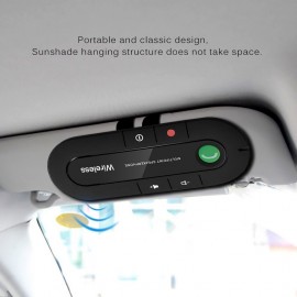 Sun Visor BT Speakerphone MP3 Music Player Wireless Receiver Speaker Car Charger