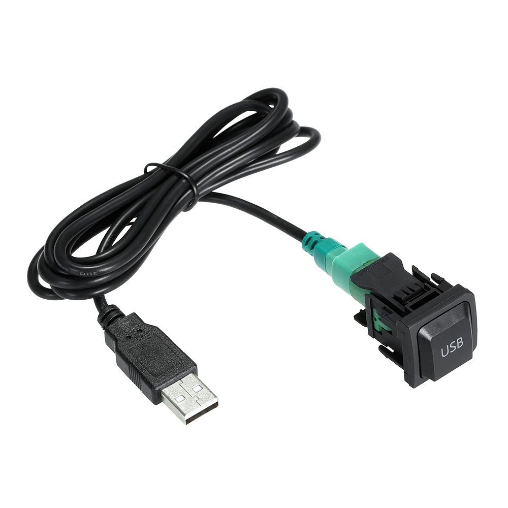 USB Audio Cable Adapter CD Player Radio Wire Cable Fit for VW Volkswagen 130cm