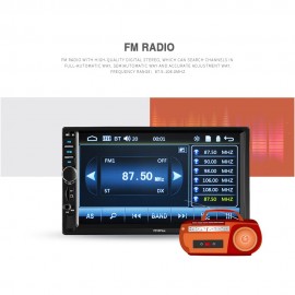 Wireless Auto Radio Stereo Media Player Universal 7in Touch Screen Car MP5 Player 7018 PLUS