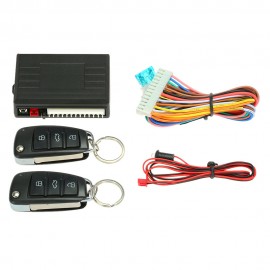 Universal Car Door Lock Keyless Entry System with Trunk Release Button Remote Central Locking Kit for Audi Style