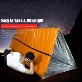 Reusable Emergency Sleeping Bag Emergency Survival Blanket Camping Tent Thermal Waterproof Outdoor Emergency Equipment