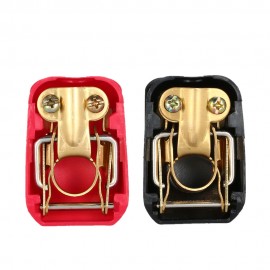 Pair of 12V Quick Release Battery Terminals Clamps for Car Caravan Boat Motorhome
