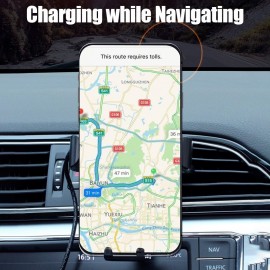Wireless Charger Car Phone Bracket Fast Charging Wireless Car Outlet Charger Mount Stand Mobile Phone Holder