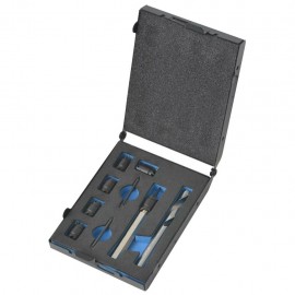 Set of milling cutters and bits 9-piece cobalt HSS welding points