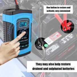 12V 6A Full Automatic Car Battery Charger