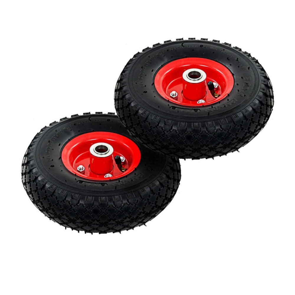 Sack cart wheels 2 pcs. Rubber 3,00 - 4 (260x85)
