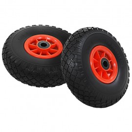 Sack cart wheels 2 pcs. Solid PU 3,00 - 4 (260 x 85)