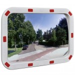 Traffic mirror Convex Rectangular 40 x 60 cm with reflectors