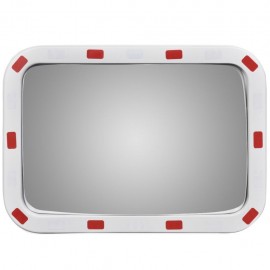 Traffic mirror Convex Rectangular 40 x 60 cm with reflectors