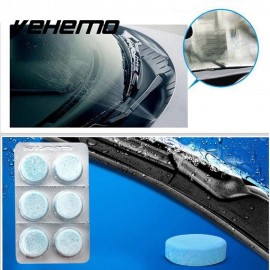 New Car Solid Wiper Fine Auto Window Cleaning Windshield Glass Cleaner 6 pcs