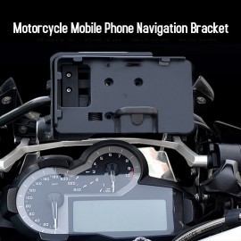Mobile Phone Navigation Bracket Accessories with USB Charger For BMW R1200GS  LC&Adventure S1000XR R1200RS