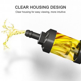 Motorcycle Fuel Filter Oil Cleaner Clear View